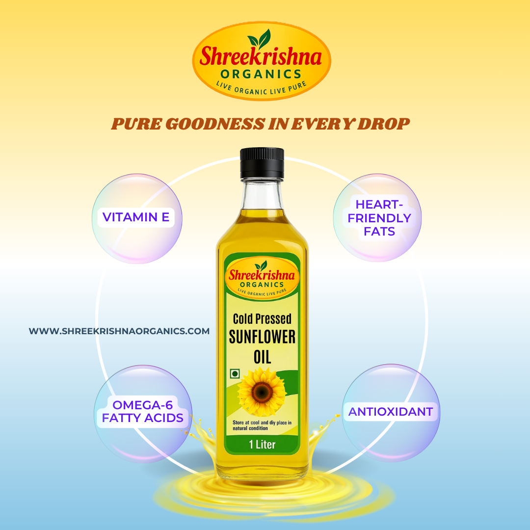 Cold Pressed Sunflower Oil (1 ltr.)