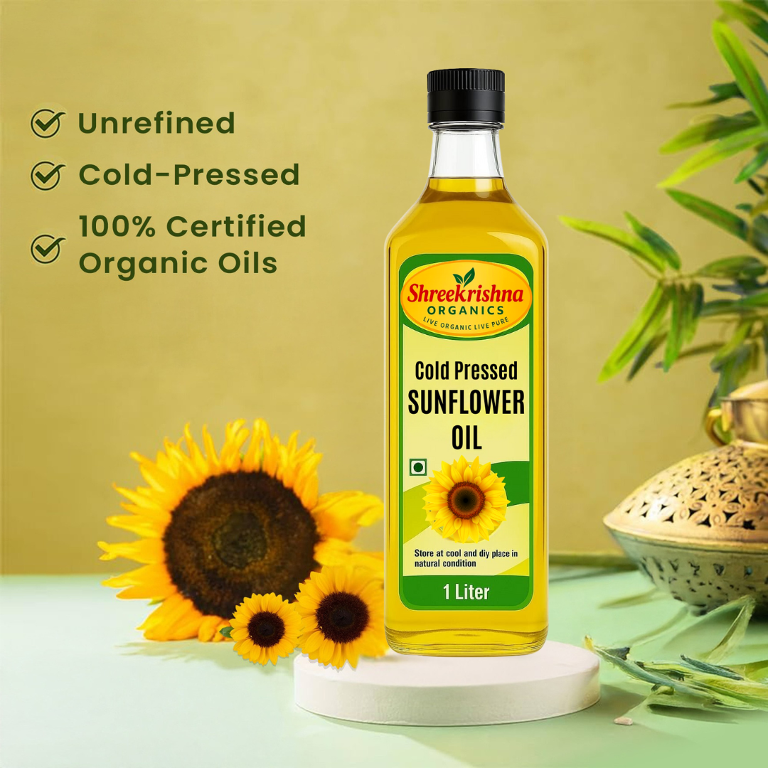 Cold Pressed Sunflower Oil (1 ltr.)