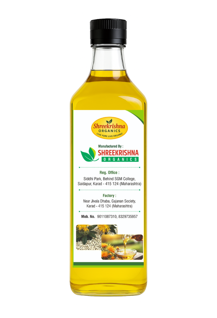 Cold Pressed Safflower Oil (1 ltr.)