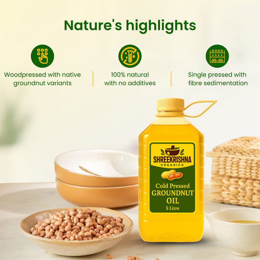 Cold Pressed Groundnut Oil (5 ltr.)