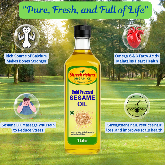 Cold Pressed Sesame Oil (1 ltr.)