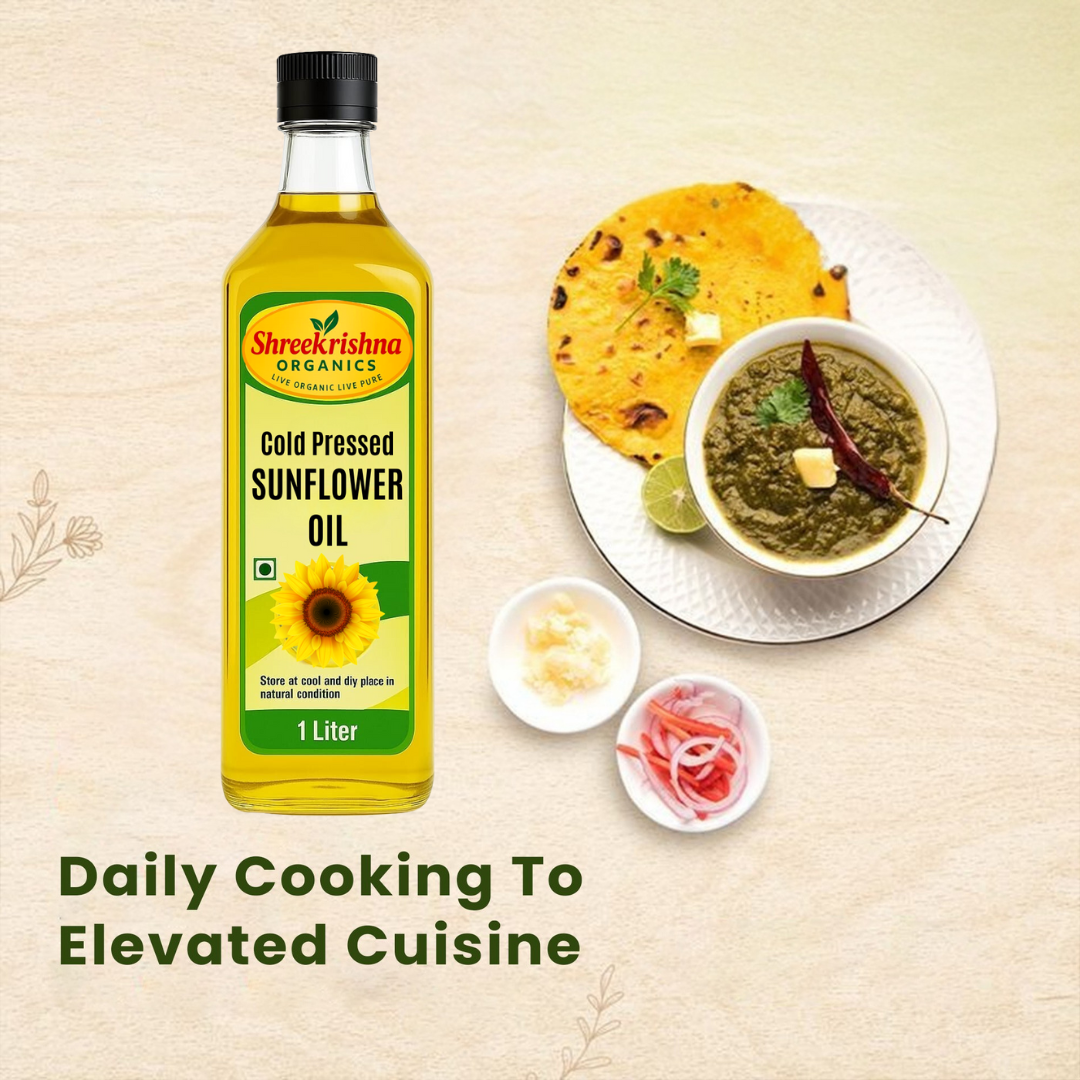 Cold Pressed Sunflower Oil (1 ltr.)