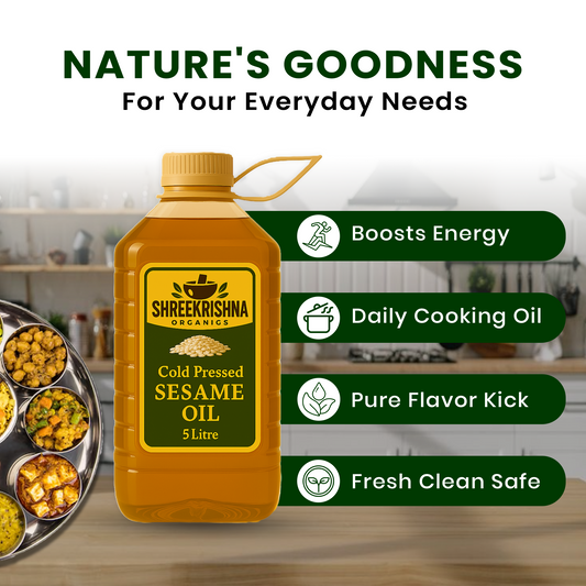 Cold Pressed Sesame Oil (5 ltr.)