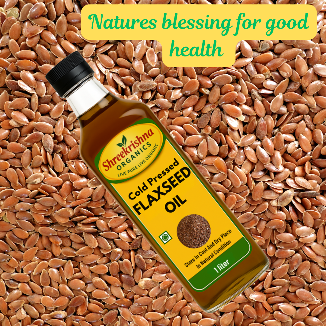 Cold Pressed Flaxseed Oil (1 ltr.)
