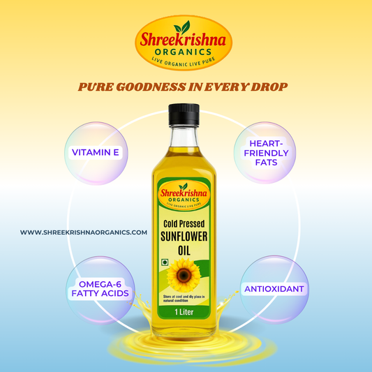 Cold Pressed Sunflower Oil (1 ltr.)