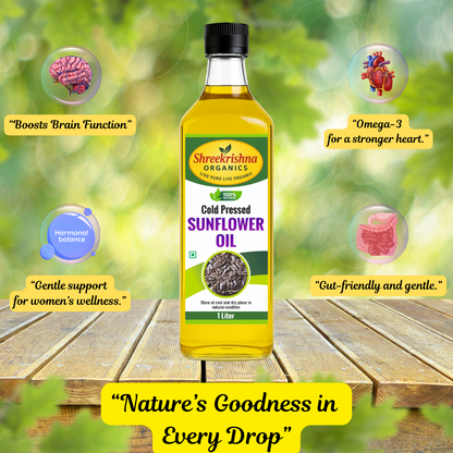 Cold Pressed Sunflower Oil (1 ltr.)