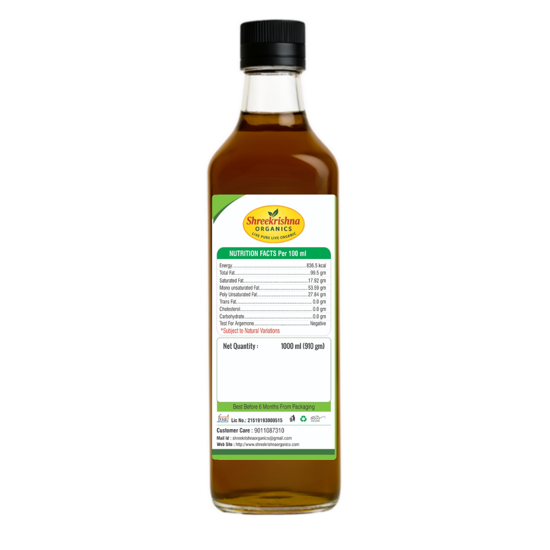 Cold Pressed Flaxseed Oil (1 ltr.)