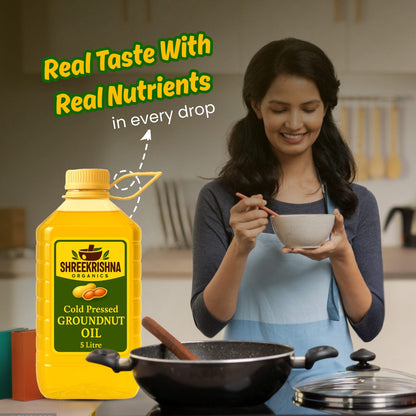 Cold Pressed Groundnut Oil (5 ltr.)