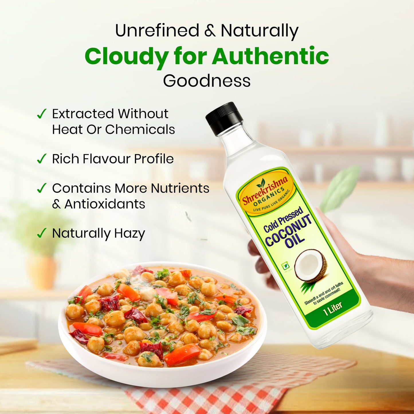 Cold Pressed Coconut Oil (1 ltr.)