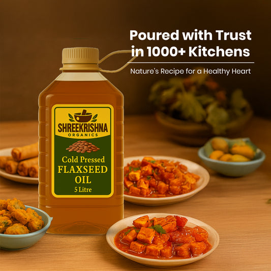 Cold Pressed Flaxseed Oil (5 ltr.)