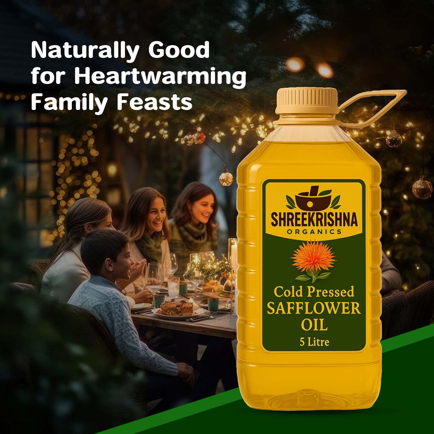 Cold Pressed Safflower Oil (5 ltr.)