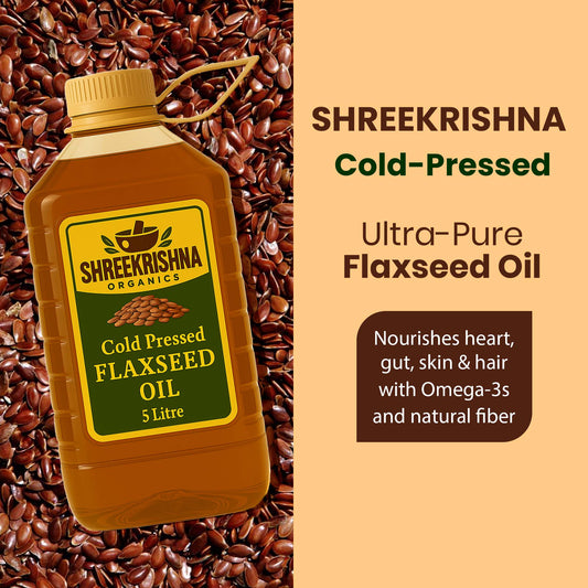 Cold Pressed Flaxseed Oil (5 ltr.)