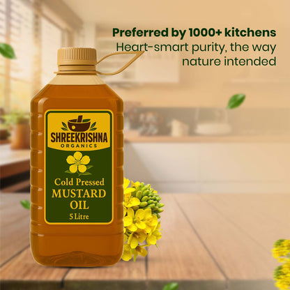 Cold Pressed Mustard Oil (5 ltr.)