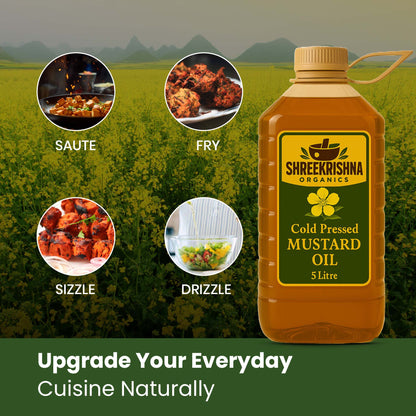 Cold Pressed Mustard Oil (5 ltr.)