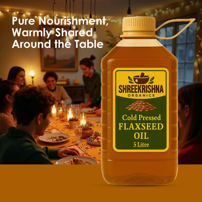 Cold Pressed Flaxseed Oil (5 ltr.)